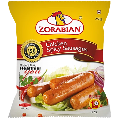 Zorabian Chicken Spicy Sausages [250 Gms]
