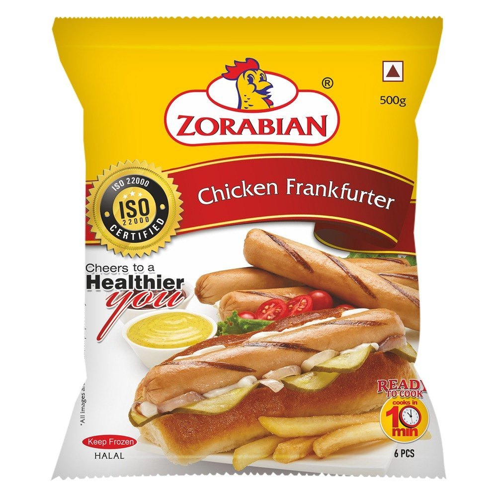 Zorabian Chicken Frankfurter [500 Gms]
