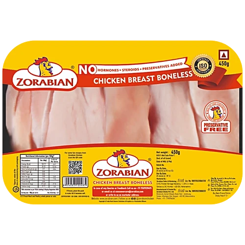 Zorabian Chicken Breast Boneless [450 Gms]