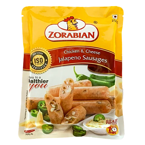 Zorabian Chicken N Cheese Jalapeno Sausages [250 Gms]