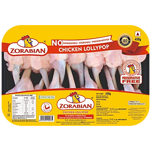 Zorabian Chicken Lolly Pop [450 Gms]
