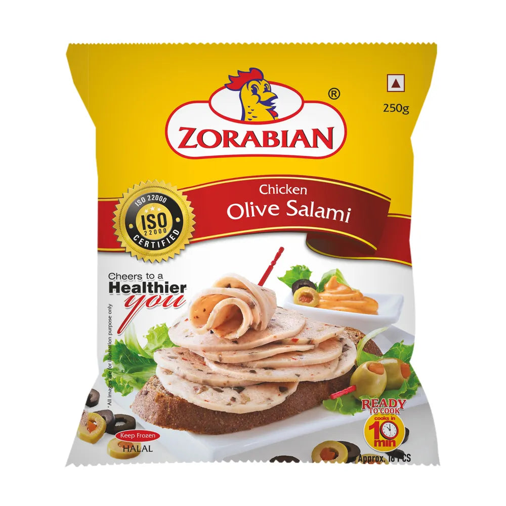 Zorabian Chicken Olive Salami [250 Gms]