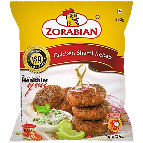 Zorabian Chicken Shami Kebab [250 Gms]