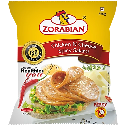 Zorabian Chicken N Cheese Spicy Salami [250 Gms]